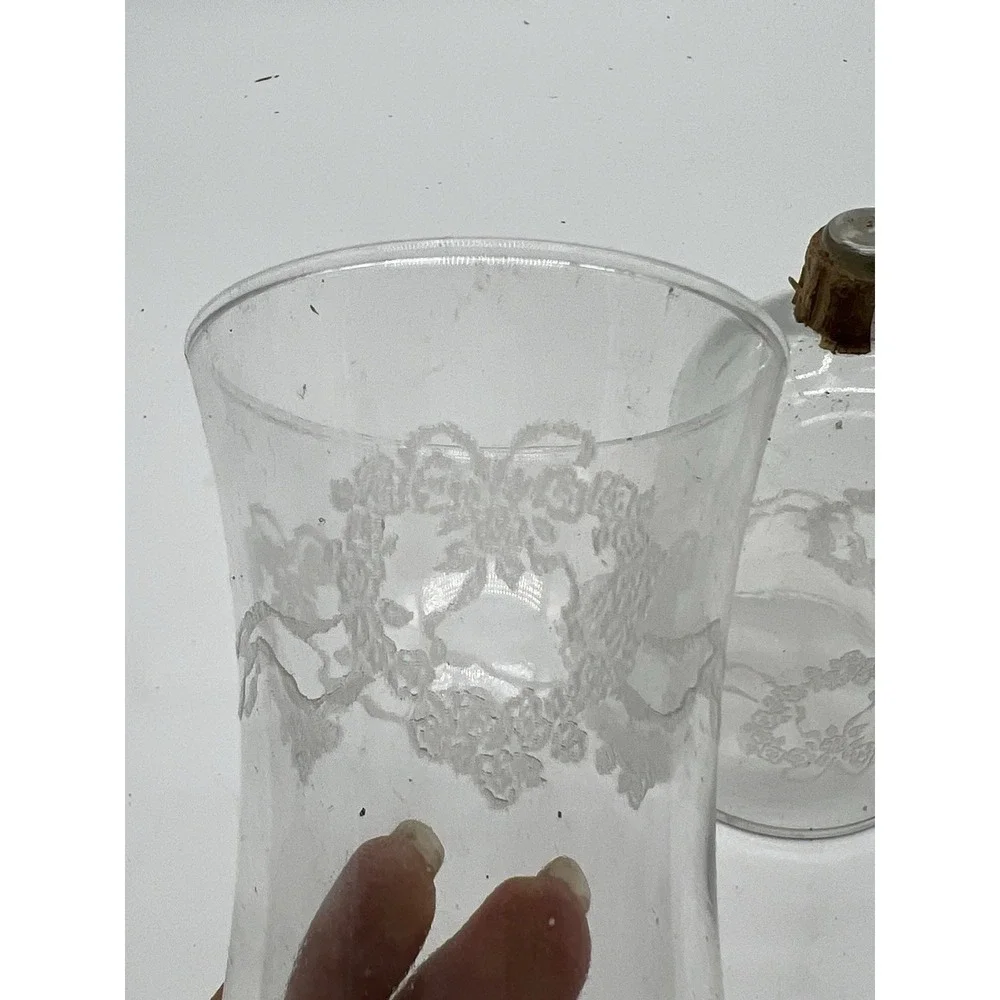 Home Interiors Set Of 2 Heart Wreath And Ribbons Votive‎ *Holders Not Included*